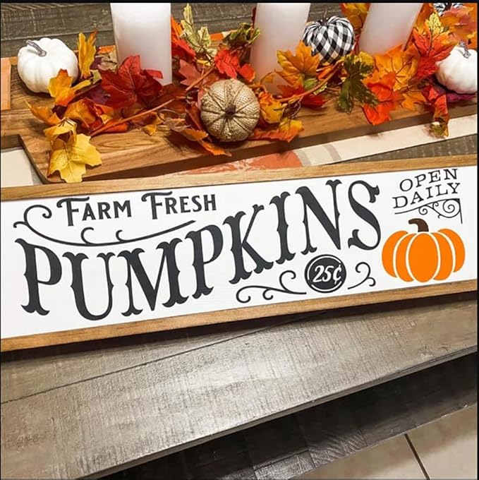 Fall Stencils for Painting on Wood Reusable Pumpkin Stencil Thanksgiving Drawing Templates Large Welcome/Happy Fall Y’All Porch Sign