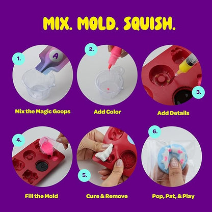 Taba Squishy Making Kit for Kids - Kids Crafts - 6 7 8 9 10 11 12 Year Old Girl Birthday Gift - Squishies Craft Kits - Arts and Crafts for Kid for 8-12 - Toys for Girls Ages 5-7