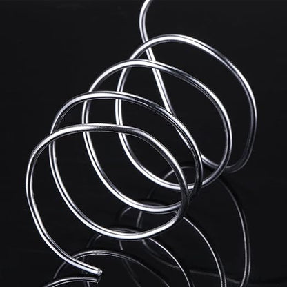 TecUnite Aluminum Craft Wire for Sculpting Armature Bendable Craft Wire for DIY Jewelry Making (1 Roll,Silver,10 M x 2 mm)