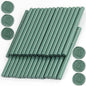 Olive Green Wax Seal Sticks, 30pcs Sealing Wax Sticks, HOSEALING Glue Gun Wax Seal Sticks for Wax Seal Stamp, Premium Sealing Wax for Wedding Invitations, Letter, Envelope (Mini Size)