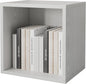 FUSUNBAO Magic DIY Cube Storage Organizer Stackable Cubes for Home Books Clothes Toy-Modular Cubby Storage System-Office Cubical-Bookcase Closet (French Oak,Drawer Cube)