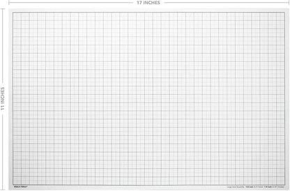 Koala Tools | Geometric Grid Transparency Sheets (Variety Pack of 4) - 11" x 17" | Overhead Projector and Light Box Transparencies - Tracing Film for Sketching & Drawing