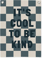 Kids Room Decor,Classroom Banner,It’s Cool to Be Kind,Nursery Decor,Positive Wall Hanging Flag for Bedroom Playroom Classroom Kids Rroom 18x25 Inch(Navy Blue)