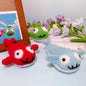 Needle Felting Kit, 3 Pcs Sharks Wool Needle Felting Kit for Beginners & Adult, Animal Doll Making Set with Video Instruction, Craft Party Supplies, Tools & Foam Pad, DIY Home Decor, Birthday Present