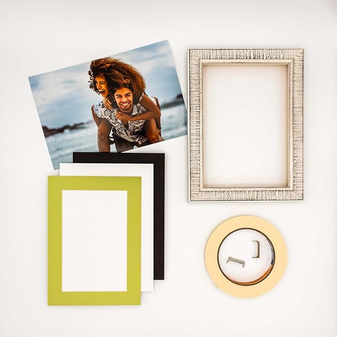 6x8 Mat for 8x10 Frame - Precut Mat Board Acid-Free Show Kit with Backing Board, and Clear Bags Pistachio Green 6x8 Photo Matte Made to Fit a 8x10 Picture Frame Matboard for Framing, Pack of 1 Mat