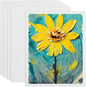 MECCANIXITY Canvas Boards for Painting, 9x12 Cotton Blank Primed Art Canvas Panels Acid-Free for Painting Supplies Oil Acrylic Tempera Watercolor Pouring Paint Artists(White, Pack of 5)