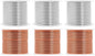 Mandala Crafts 10 Gauge Anodized Aluminum Craft Wire for Jewelry Making - 120 FT Colored Flexible Silver Copper Tone Wire - Bendable for Bonsai Armature Crafting Sculpting