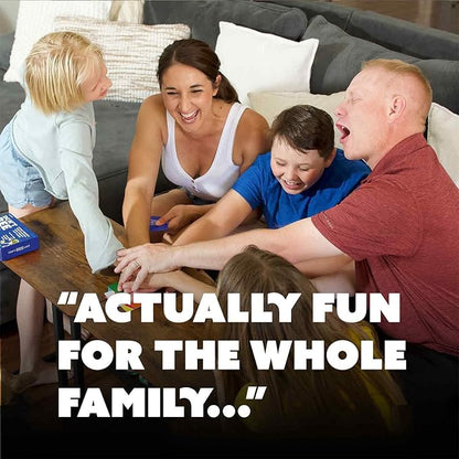 QUOKKA Family Games for Adults and Kids - Guess-in-Seconds Fun Slap Card Game for 2-6 Players - Hilarious Board Game for Family Night Ages 8+, Monster Challenges Halloween Party Edition