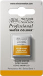 Winsor & Newton Professional Water Colour Paint, Half Pan, Yellow Ochre