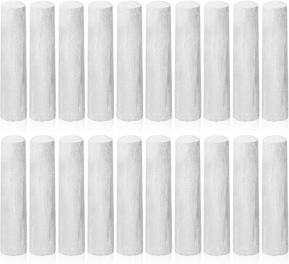 20 Pcs Sidewalk Chalks for Kids Non Toxic Jumbo Chalk for Party Gift Outdoor Art Classroom Play Painting (White)