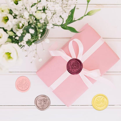 Yoption 15 Pieces Fuchsia Glue Gun Sealing Wax Sticks for Wax Seal Stamp, Great for Wedding Invitations, Envelopes, Cards, Christmas Gift Ideas, Wine Packages (Fuchsia)