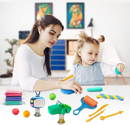 ESSENSON Modeling Clay Kit - 36 Colors Air Dry Magic Clay, DIY Molding with Sculpting Tools, Party Favors Kids Art Crafts Best Gift for Boys & Girls Age 3-12 Year Old