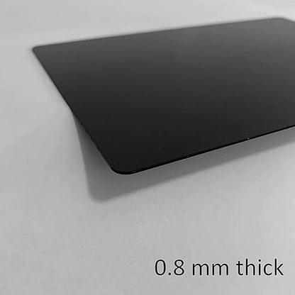 Metal Engraving Blanks for Etching w/Silhouette Cameo 4 Pro Plus, Brother Scan and Cut, Maker, Explore Air 2 or Laser Engraving Blanks - Anodized Aluminum Sheet Metal & Plates for Crafting- 10 Pack