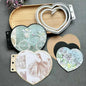 Heart Loose-Leaf Lace Die Cuts for Card Making, Background Frame Cutting Dies DIY Album Scrapbooking Decor Paper Craft Metal Die Cuts Party Wedding Decorations