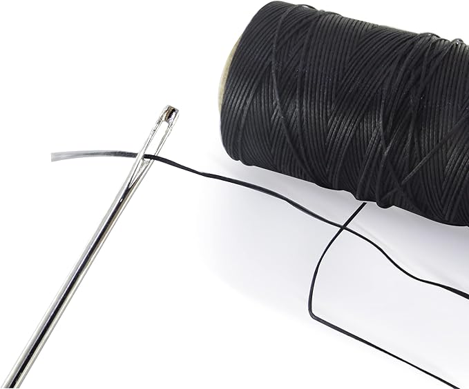 Marcobrothers 6" Professional Upholstery Large Eye Long Needle Easy to Thread,Used for Furniture Weaving Leather Hand Sewing. (6 inch)