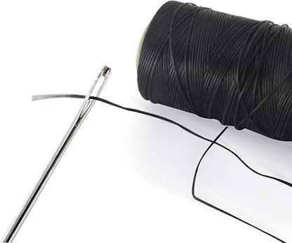 MJMP 8" Professional Upholstery Large Eye Long Needle Easy to Thread,Used for Furniture Weaving Leather Hand Sewing. (8")