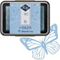 IROMOYO KOSAI Stamp PAD, Traditional, Shimmering Japanese Ink Colour, Oil-Based Ink pad - Pale Blue