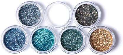 12 Pack 1 oz Plastic Container Jars with Lids Round Clear Travel Cosmetic Container Jars for Toiletries, Lotion, Cream, Ointments, Makeup, Rhinestone, Samples, Kitchen Storage (Clear)