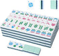 American Mahjong Tile Set with160 Acrylic 4 Layer Engraved Mahjong Tiles, Mahjong Tiles Bag and Accessories