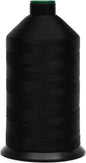 Extra Strong Bonded Nylon Thread #92 Tex90 – 16 OZ, 4200yds, Versatile Stitching Solution for Leather, Upholstery, Canvas Repair and More (Black)