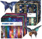 Origami Paper Kit 100 Sheets 70GSM 6 Inch Square Double Sided Color 100 Vivid Solid Colors for Hand Crafts Origami Paper Arts Creativity. Galactic System