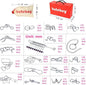 AHYUAN 20 Pack Metal Puzzles Brain Teaser IQ Wire Metal Puzzles with Gift Box Fidget Toys Educational Puzzle Games Toys Magic Trick Toy Party Favors for Kids Adults Challenge