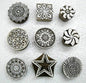 Wholesale Lot of Nine Beautiful Wooden Block Stamps/Tattoo/ 100% Handcarved Indian Textile Printing Blocks