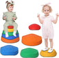 RedSwing Stepping Stones for Kids, 5pcs Non-Slip Fun Sensory Stepping Stones for Toddlers 1-3,Kid Step Stones for Balance & Coordination