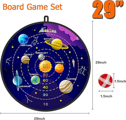 BooTaa 29" Large Dart Board for Kids, Kids Dart Board with Sticky Balls, Boys Toys, Indoor/Sport Outdoor Fun Party Play Game Toys, Birthday Gifts for 3 4 5 6 7 8 9 10 11 12 Year Old Boys Girls