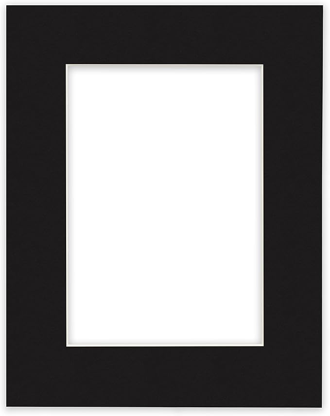 Craig Frames B221 Pre-Cut Mat Board for 20x20 Print, 24x24, Smooth Black