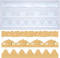 Art Molds for Polyclay Air Dry Clay Plaster Epoxy Resin Fondant Cake Decor 3 Border Trimmings