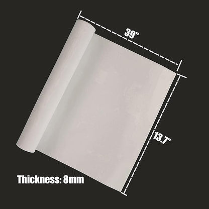 OISAKLD EVA Foam 2mm-10mm 13.7"×39" Craft Foam Sheet 74 kg/m³ Cosplay Foam for Craft Model Cosplay 8mm