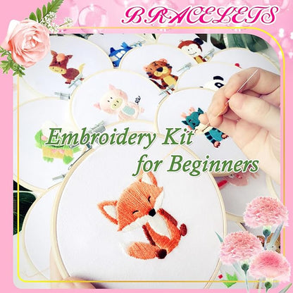 Friendship Bracelet String 50 Skeins Fashionable Rainbow Color Embroidery Floss Cross Stitch Embroidery Thread Cotton Floss Bracelet Yarn, Craft Floss