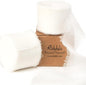 Ribbli White Chiffon Ribbon 1-1/2 inch x 20 Yard Handmade Fringe Chiffon Silk Ribbon, White Ribbon for Wedding Invitations, Bridal Bouquets Wrapping, Flower Arrangement Decoration