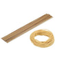 uxcell 50Pcs 2 Gauge Floral Wire, 15.75" Length Flower Stem Wires with 0.08" x 32.8ft Twine for Wreath Making, Flower Arrangement, Yellow