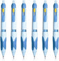 M&G 6 Pcs Retractable Erasable Gel Pens, 0.5 mm Blue Ink Gel Pen, Extra Fine Point Erasable Pen Make Mistakes Disappear, Premium Comfort Grip Note Taking and Crossword Puzzles