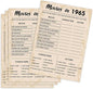 60th Birthday Party Games, Movies in 1965 Games, Birthday Party Supplies for Adults, Fun 1965s Party Game，Pack of 30 Cards