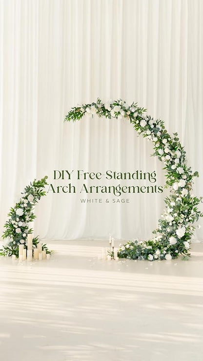 Ling's moment White Dahlia Foam Artificial Flowers Real Touch Faux Fake Flower for Home Decor Graduation Baby Shower Decorations Outdoors Party Favors Wedding Gifts Centerpieces Arrangements 25pcs