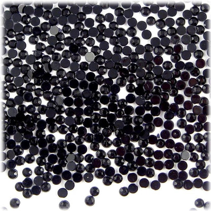 The Crafts Outlet 1,440pc Rhinestones Round 3mm (10ss) Flatback Fucshia