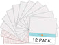 HTVRONT White Permanent Vinyl, 12 Pack for Cutting Machine - 10 Vinyl Sheets 12" x 12"& 2 Transfer Tape Sheets for Party Decoration, Sticker, Craft Cutter, Car Decal (Matte)