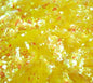 Bright Yellow Iridescent Ice Glitter Flakes for Nail Art - Lightweight Holographic Polyester - 311-4355 - 1/2 oz (14 Grams)