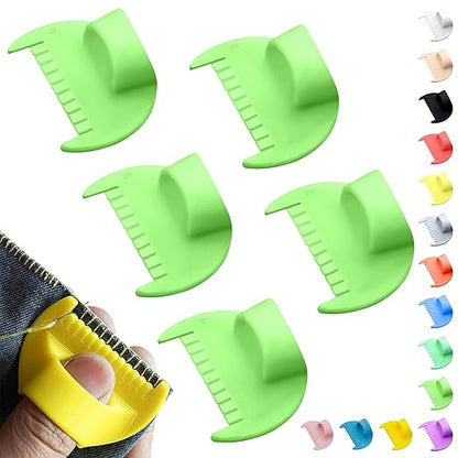 2mm-6mm Seam Guide for Hand Sewing Edge Lockranding Tool 5 PCS Set for Leather/Fabric/Craft Sew, Cyan