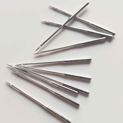 HONEYSEW 10PCS SLX75 SY2054 Organ Serger Overlock Sewing Machine Needle for Singer 14U Sharp (SY2054 90/14)