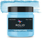 Rolio Premium Mica Powder - Cyan Rock Candy (50G / 1.76oz) - 1 Jar of Blue Pigment Powder for Epoxy Resin, Dye, Soap Making, Nail Polish, Paint, Candle Making, Bath Bombs, Slime