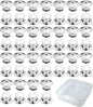 E-lishine 50 Pcs Metal Pin Backs Locking Pin Keepers No Tool Required，Locking Clasp with Storage Case