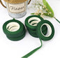 BOMEI PACK Dark Green Floral Tape 18 Rolls 1/2 inch x 30yds for Fixing, Decorating Flower Bouquets, and Bouquet Wrapping.