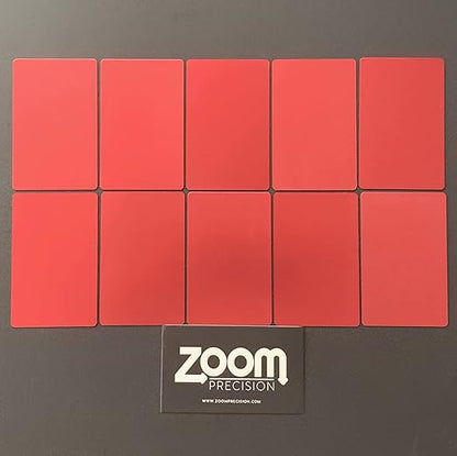 Metal Engraving Blanks for Etching w/Silhouette Cameo 4 Pro Plus, Brother Scan and Cut, Maker, Explore Air 2 or Laser Engraving Blanks - Anodized Aluminum Sheet Metal & Plates for Crafting- 10 Pack