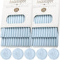 52pcs Pale Blue Sealing Wax Sticks, Andotopee Glue Gun Wax Seal Sticks for Wax Seal Stamp, Premium Sealing Wax for Envelope Letter Seal Wedding Invation Craft Adhesive, Great Gift Ideas (Mini Size)