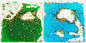 LONGKING 2-Pack Liquid Tiles for Kids, Soft Gel Liquid Sensory Toys for Autistic Children, Sensory Mats, Sensory Toys for Toddlers 3-4