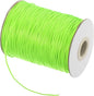 MECCANIXITY Waxed Cord 0.8mm Waxed Polyester Cord 175 Yard Wax String for Bracelet Making,Necklaces, Beading,Jewelry Making and DIY Crafts(Green)